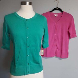 Bundle Merona Small Sweater Cardigan Set